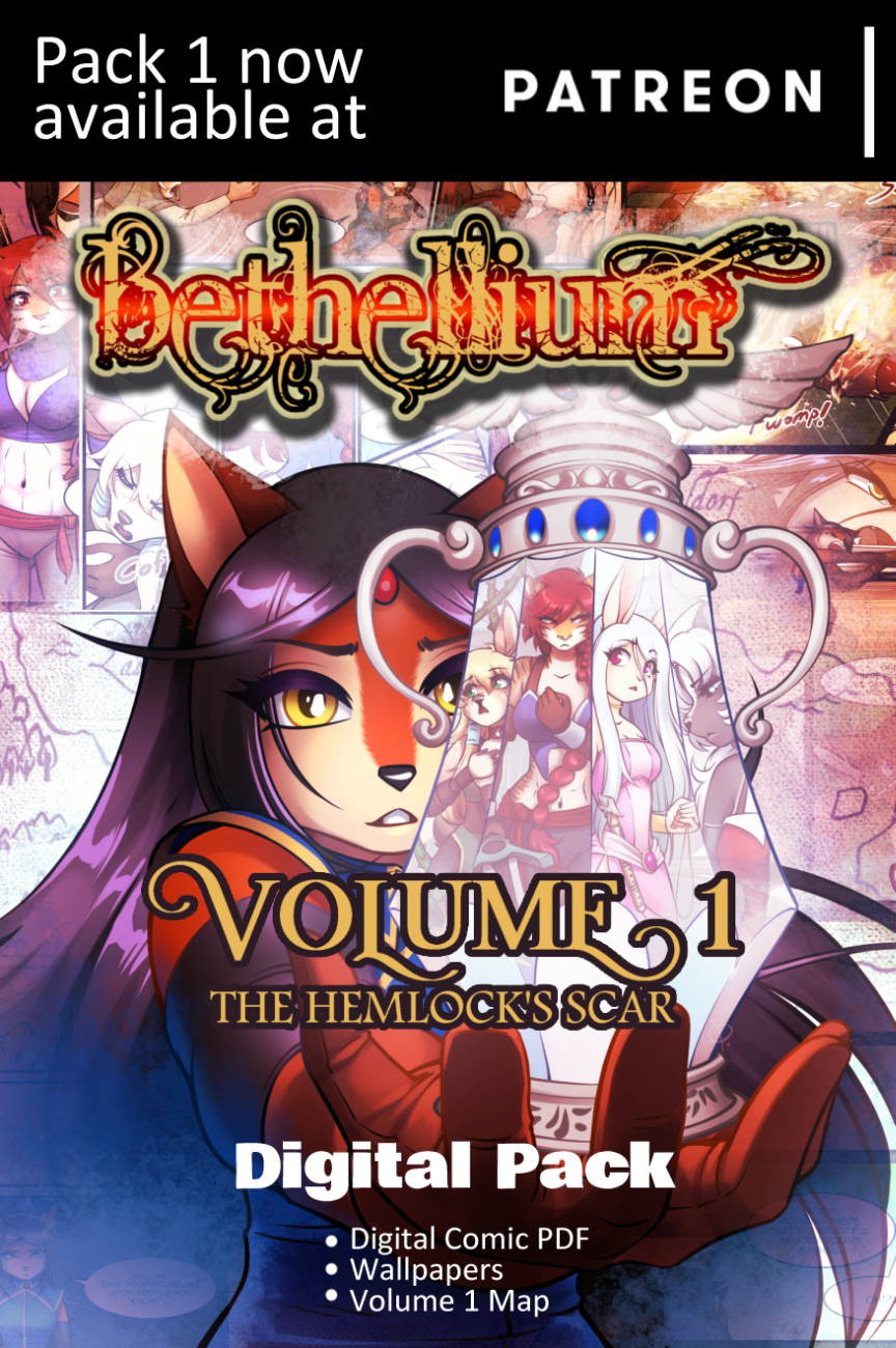 Join my Patreon and download Bethellium Volume 1